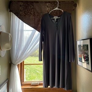 Joseph Ribkoff Slate Gray/Granite Knit Dress Sz 12